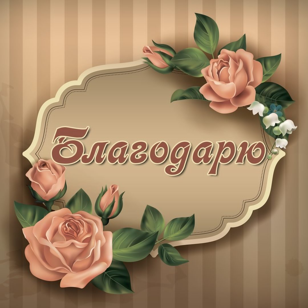 Со словами благодарности